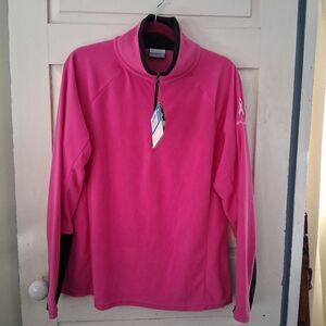 Columbia Sportswear Breast Cancer Awareness Bright Pink Glacial Fleece Jacket XL